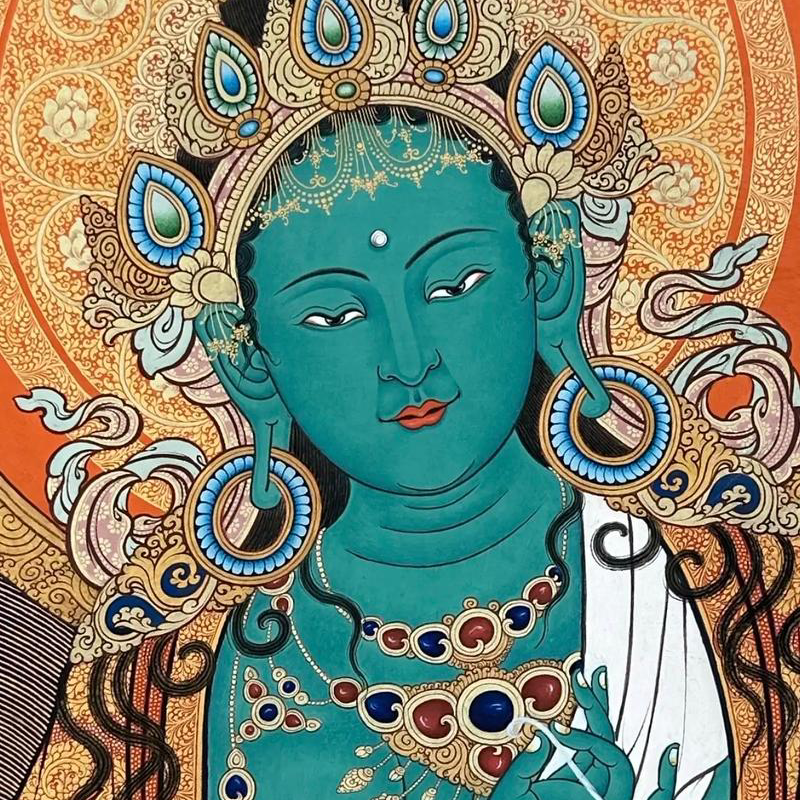 Green Tara – Thangka Art Store